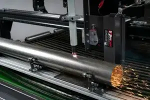 cnc plasma pipe cutter in use
