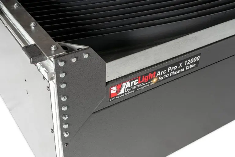 Arc Pro 6000X 5x5 CNC Router Table 4 plasma-table-frame-skirts