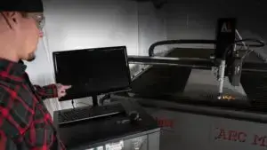 Arclight Dynamics CNC Plasma Table cutting