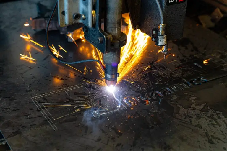 Arc Max Ultra 5x5 CNC Plasma Table 19 arclight CNC plasma table cutting a sign logo