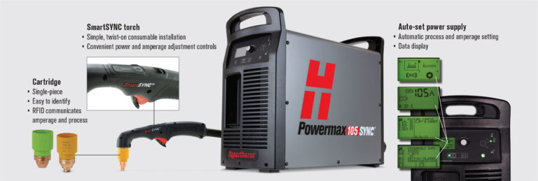 Hypertherm Powermax85 SYNC Plasma Cutter - Arclight Dynamics