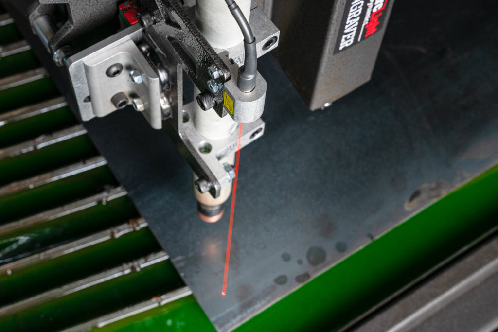 CNC Plasma Cutter Laser Alignment