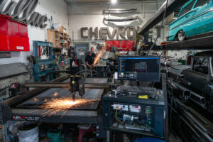 Retro Rides CNC Plasma Table at SEMA 2023